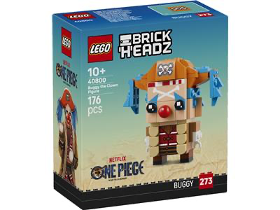 Retired LEGO 40800 BrickHeadz One Piece Buggy the Clown Figure