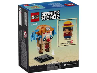 Retired LEGO 40800 BrickHeadz One Piece Buggy the Clown Figure