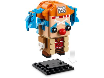 Retired LEGO 40800 BrickHeadz One Piece Buggy the Clown Figure