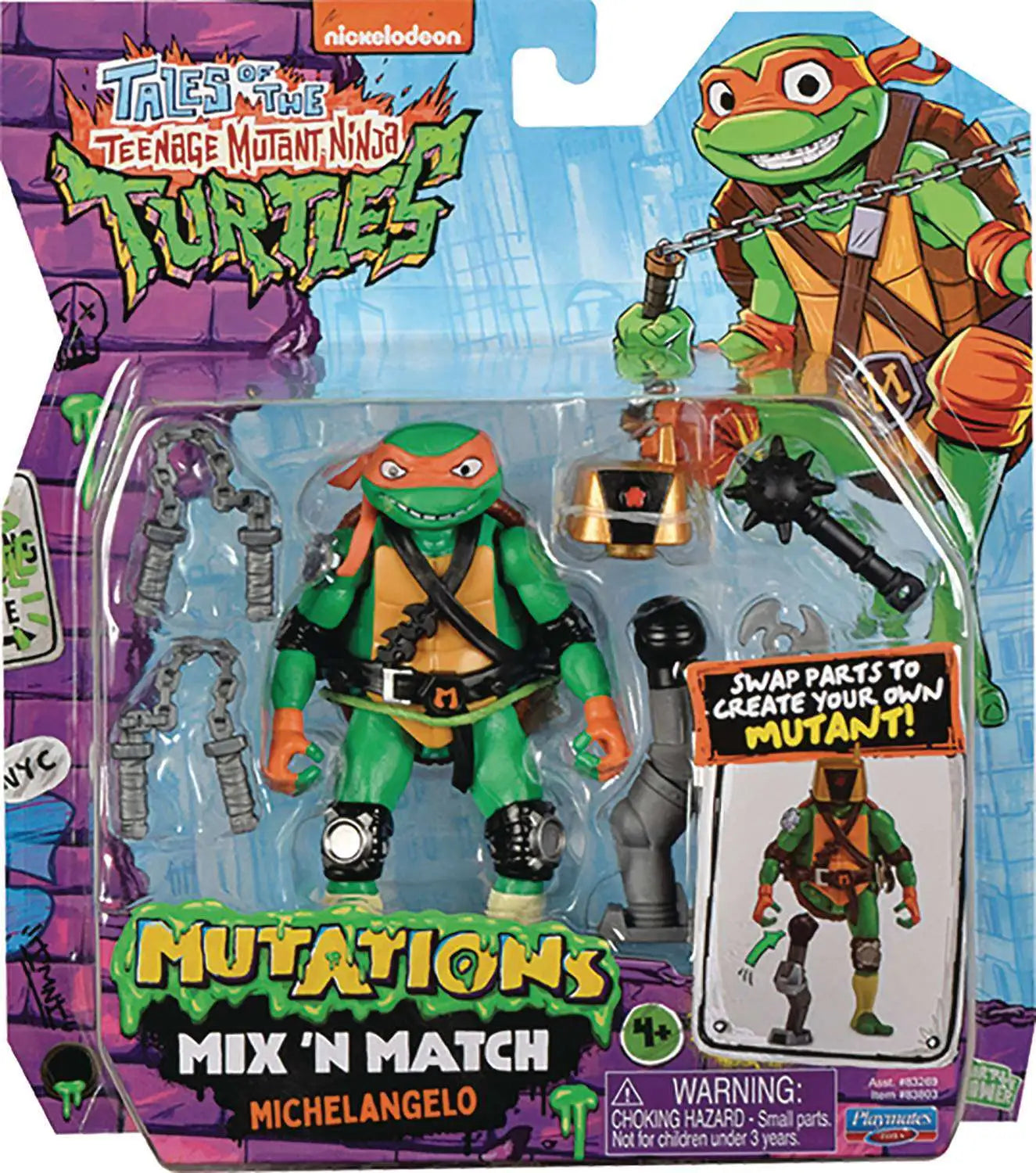 Teenage Mutant Ninja Turtles Tales of the TMNT Mutations Mix 'N Match Action Figure Series