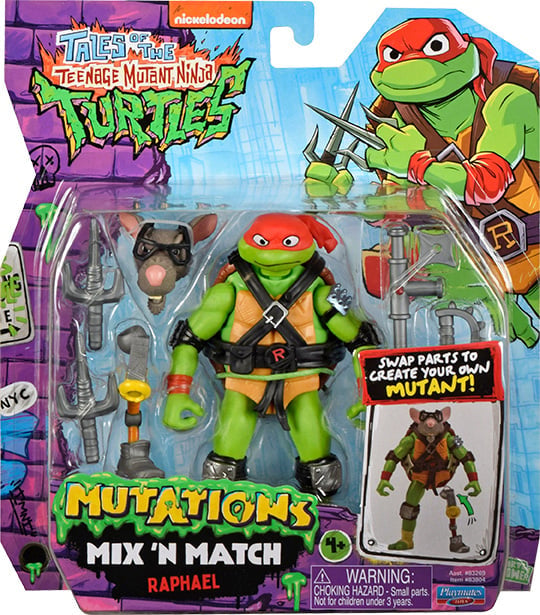 Teenage Mutant Ninja Turtles Tales of the TMNT Mutations Mix 'N Match Action Figure Series