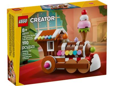 Retired LEGO 40777 Creator Celebration Series Gingerbread Train Ornament