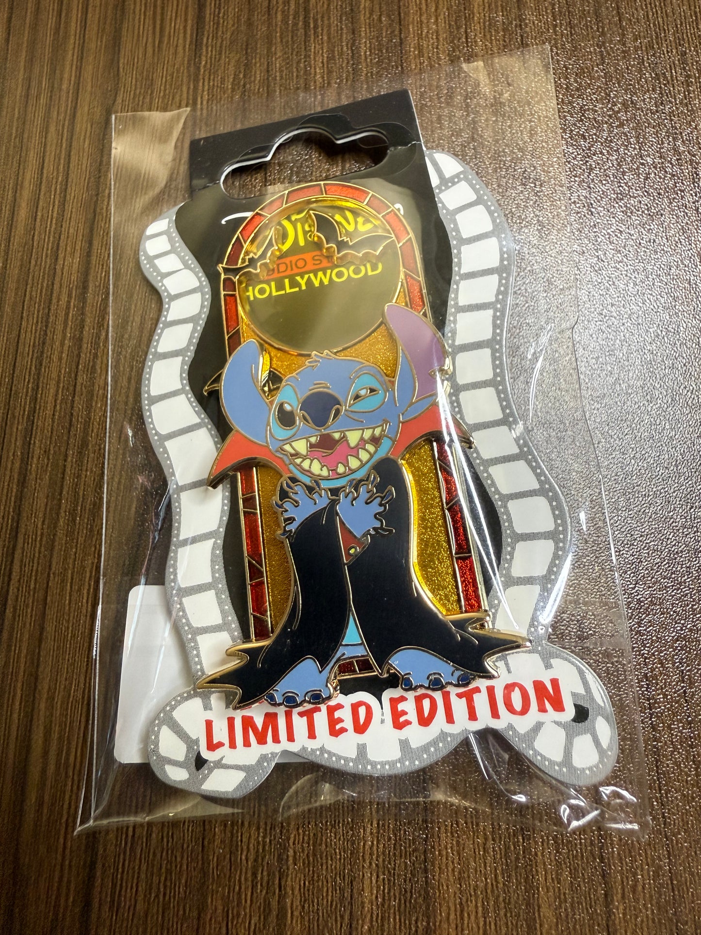 Limited Edition 400 DSSH Stained Glass Stitch Vampire Halloween Pin