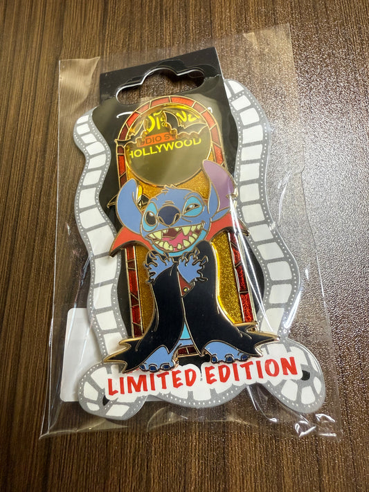 Limited Edition 400 DSSH Stained Glass Stitch Vampire Halloween Pin