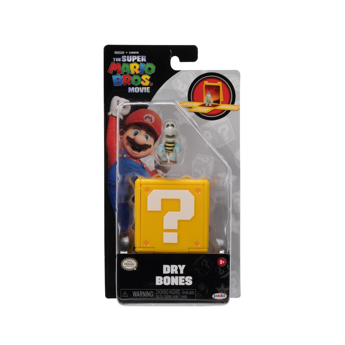 The Super Mario Bros. Movie Dry Bones Mini Figure