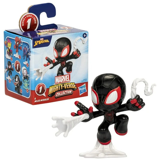 Hasbro Marvel Spider-Man Mighty-Verse Collection Series 1, Miles Morales Action Figure for Kids 4+