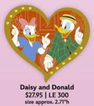 Mickey’s of Glendale - January 27th - WDI Pin Release - Valentine Gem Hearts Series 3 - Limited Edition 300