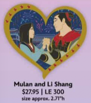 Mickey’s of Glendale - January 27th - WDI Pin Release - Valentine Gem Hearts Series 3 - Limited Edition 300