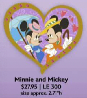 Mickey’s of Glendale - January 27th - WDI Pin Release - Valentine Gem Hearts Series 3 - Limited Edition 300