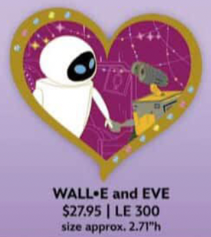 Mickey’s of Glendale - January 27th - WDI Pin Release - Valentine Gem Hearts Series 3 - Limited Edition 300