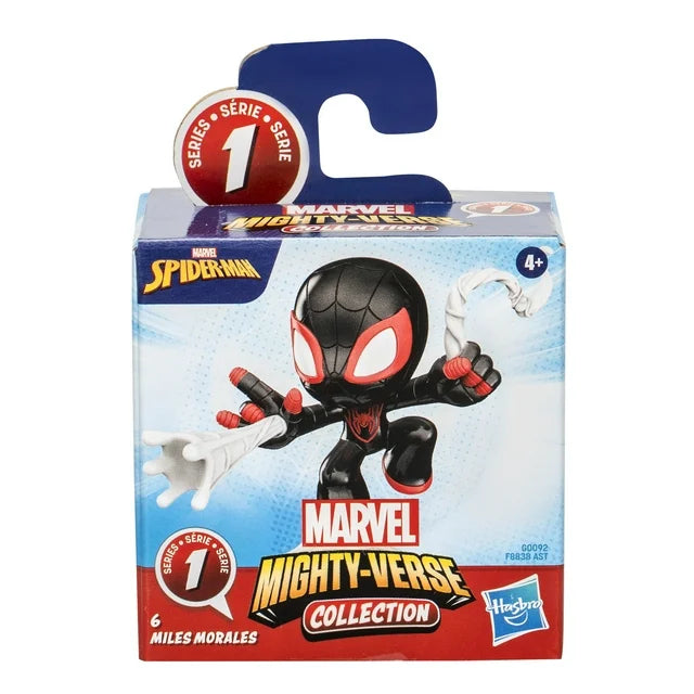 Hasbro Marvel Spider-Man Mighty-Verse Collection Series 1, Miles Morales Action Figure for Kids 4+