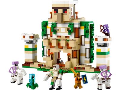 RETIRED-21250 LEGO Minecraft The Iron Golem Fortress/Brickheadz Bundle