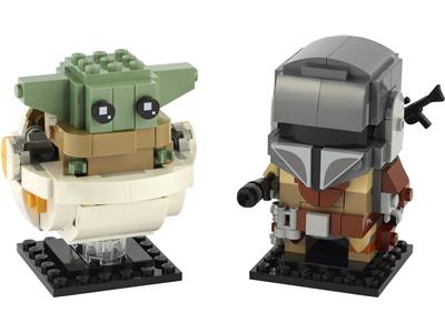 Retired-75317 LEGO BrickHeadz Star Wars The Mandalorian & The Child